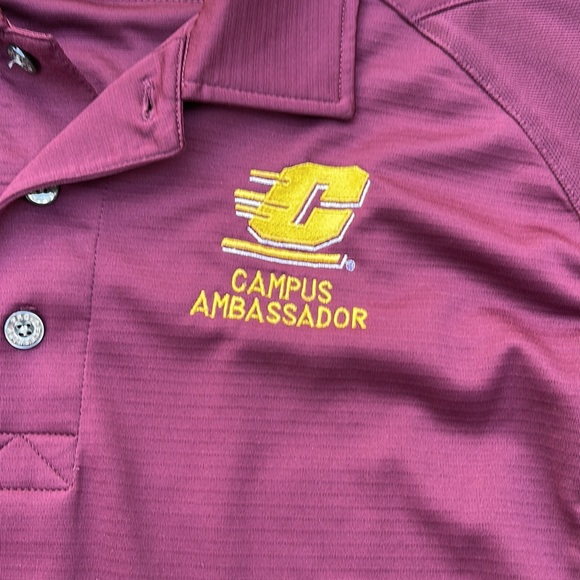 Central Michigan University CAMPUS AMBASSADOR Large Polo Golf Shirt - Picture 5 of 8